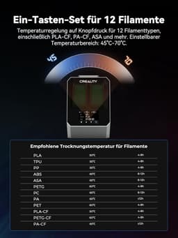 Filament Droger - Droogoven Filament - 3D Printen Verbeteren - Grote Capaciteit - 200mm Filament - Wit — thumbnail 5