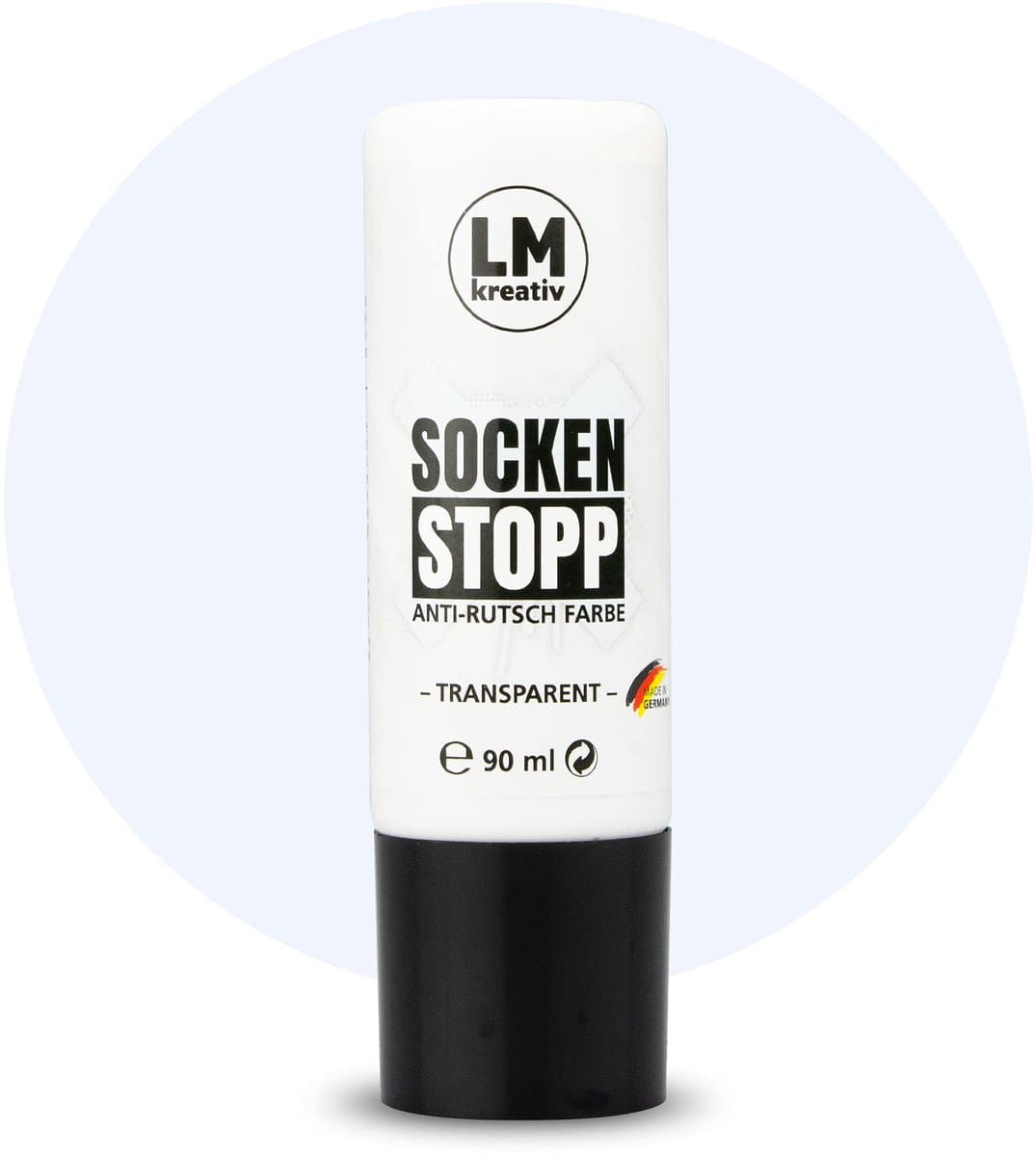 LM-Kreativ LM Sock Stop - Textielverf anti slip - Transparant - 90 ml — afbeelding 1