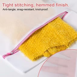 10 Stuks Wasnetten, Duurzame Mesh Waszakken in 3 Maten voor de Wasmachine, Ideaal voor Delicate Was, T-Shirts, Jassen en Baby Kleding — thumbnail 4