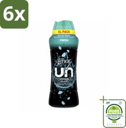 Lenor Unstoppables - Geurbooster - Fris - Non-Stop Frisheid - Grootverpakking - Voordeelverpakking - 6 stuks - Lenor geur - Wasverzachter — thumbnail 1