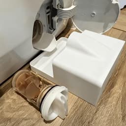 Lekbak Wasmachine - 2-Delige Set - 16cm - Wateropvangbak - Opvangbak - Universele Wasmachine Lekbak - voor het reinigen van filters, het onderhouden van waterpompen en het opvangen van water — thumbnail 2