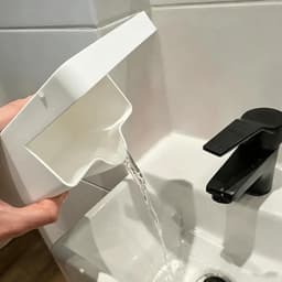 Lekbak Wasmachine - 2-Delige Set - 16cm - Wateropvangbak - Opvangbak - Universele Wasmachine Lekbak - voor het reinigen van filters, het onderhouden van waterpompen en het opvangen van water — thumbnail 5