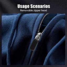 12-delige reparatieset met ritssluiting voor universele vervangende rits met afneembare schuiver - compatibel met koffers, laarzen, jassen en rugzakken — thumbnail 2