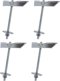 Industrieel | Wing Spring Toggle Ankers M6 | Set van 4 | Stalen Knevelbouten | Toggle Dowel voor het Ophangen van verschillende items zoals lampen | Bevestiging vals plafond, gipsplaten — thumbnail 1