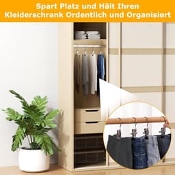 30 stuks kleerhangerclips, washaken roestvrij staal, wasknijpers, laarzen, kledinghanger, diepteophanging, broekhanger, klemhanger voor broeken, schoenen, handdoek — thumbnail 2
