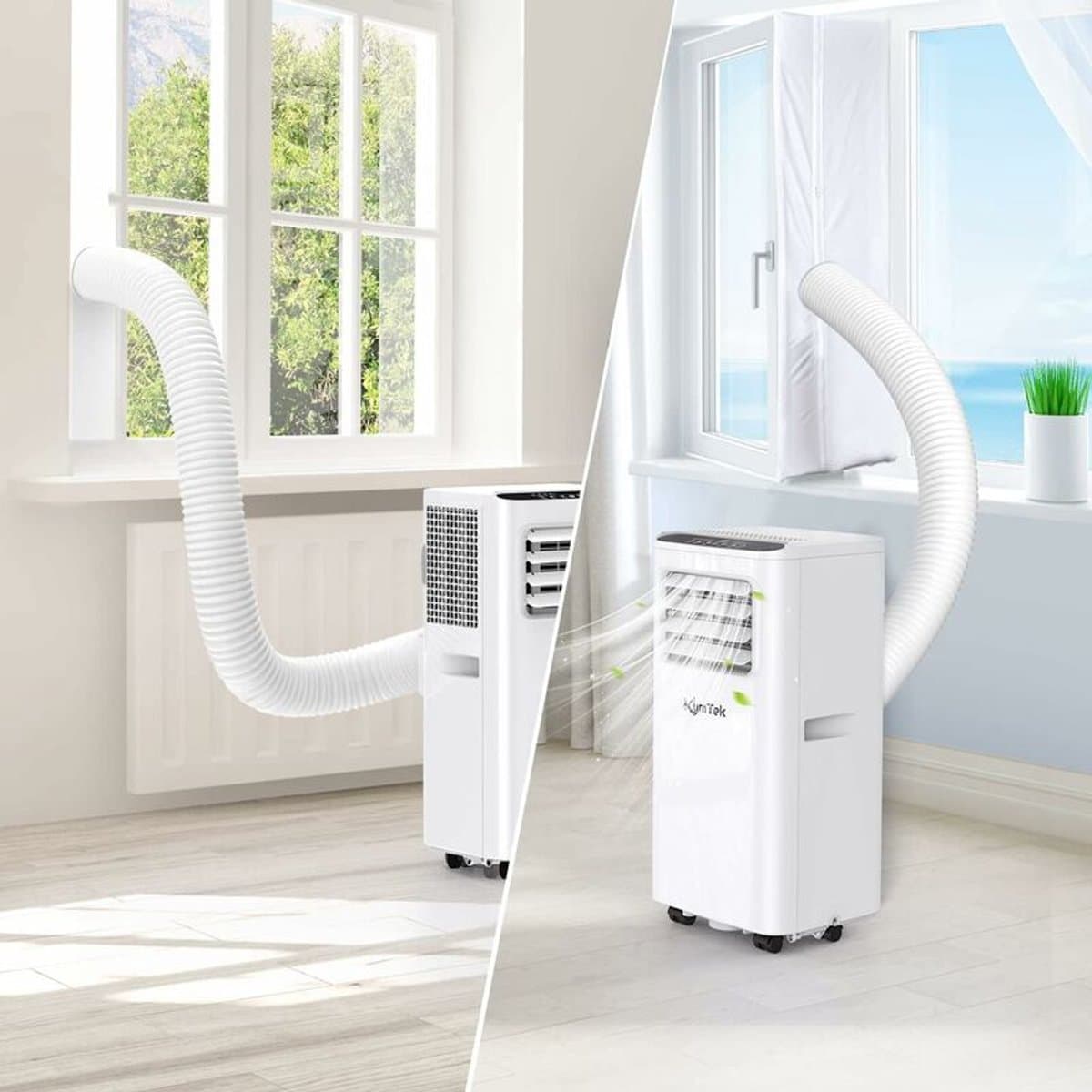 Uittrekbare slang voor mobiele airco, 1,5 m afvoerslang, hitte- en corrosiebestendig, voor airco's, luchtontvochtigers en wasdrogers — afbeelding 1