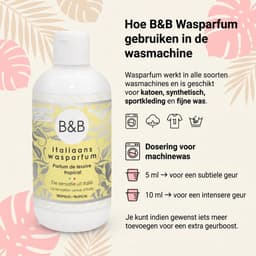 SnelShoppen - B&B Italiaans Wasparfum Limited Edition Tropisch 250ml – Zoete Kokos en Fruitgeur voor Was, Geurversterker, Zachte Textielgeur, Tot 25 W — thumbnail 5