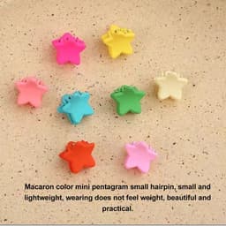 Dailygoods- Haarclips 50 Stuks - Mini Haarclips - Kleurrijke Haar Klemmen - Stervormige Haarclips - Leuke Haarclips - Geschikt voor Dames en Meisjes - Haarklemmen — thumbnail 2