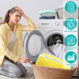 Dailygoods- Waszak Schoenen Herbruikbaar - Waszak met Rits - Waszakken voor Wasgoed - Wasnet - Waszak Groot - Geschikt voor Wasmachine — thumbnail 2