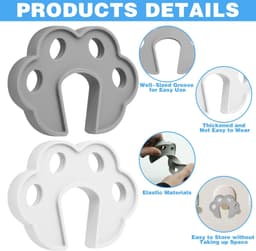 Dailygoods- Deurbeugel voorlader - Deurstopper - Deurbuffer - Ondersteuning gereedschap - Gemaakt van rubber - Eenvoudig te bevestigen — thumbnail 5