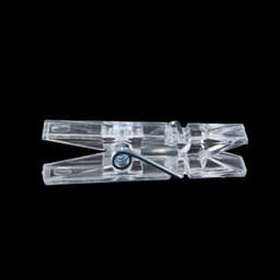 Dailygoods - 50 stuks veerklemmen, transparante wasknijpers, transparante plastic klemmen, miniklemmen voor foto's, kerstverlichting, hangend — thumbnail 5
