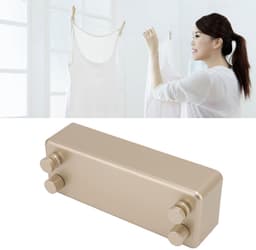Dailygoods- Waslijn Oprolbaar - Wandgemonteerd - Intrekbaar - 14ft - Heavy Duty - Roestvrij Staal - Wasrek — thumbnail 5