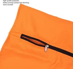 Waszak - Kleding beschermer - Wasmachine bescherming - Duurzaam polyester - 65x70cm - Cyaan — thumbnail 4