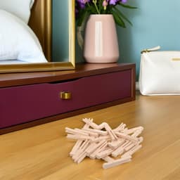 Houten Wasknijpers - Kleine Knijpers - Wasgoed Ophangen - Gladgeschuurd Ontwerp - 25 Stuks - Beige — thumbnail 3