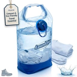 Dailygoods- Reistas Waterdicht - Draagbare Waszak - Compact Opvouwbaar - Voor Kleding - Reisbenodigdheden - Innovatieve Oplossing — thumbnail 4