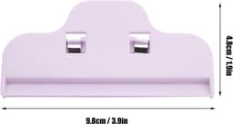 Voedselsluitclip - Zakafsluiter - Vers Houden - Sterke Klemkracht - 98 cm - Roze — thumbnail 5