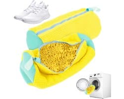 Dailygoods- Schoenwaszak - Beschermende Mesh - Herbruikbare Waszak - Ritssluiting - Set van 2 - Duurzaam Polyester Katoen