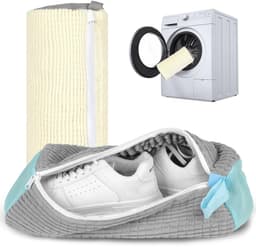 Dailygoods - Schoenwaszak, wasmachine, 2 stuks schoenen waszak, schoenwaszak, schoenenwaszak, schoenborstel waszak, waszak voor wasmachine — thumbnail 1