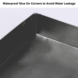 Airco Lekbak - Afvoerbak - Condenswater Opvangen - Roestvrij Staal - 51x12cm - Zilver — thumbnail 4