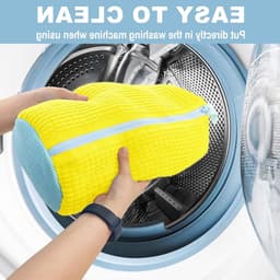 Herbruikbare Schoenwaszak met 360° Reiniging voor Schoenen - Waszak met Rits en Bescherming, Ideaal voor in de Wasmachine — thumbnail 4