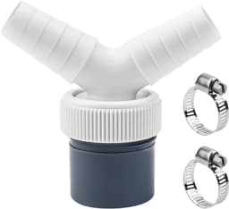 Dailygoods - Vaatwasser-wasmachine Afvoeradapter Y-adapter voor dubbele afvoer — thumbnail 1