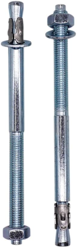 Wedge Anchors - Metaalpluggen Beton - Bevestigen in Steen - Verzinkt Staal - M16 x 300mm - Zilverkleurig — thumbnail 5