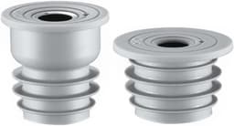 Rioolafdichtingen - 2 stuks - Vloerafvoer - Siliconen - Afvoerplug afdekking vloer - 35-40 mm, 45-50 mm - Afvoerbuis afdichting - Met deksel - Voor thuis, keuken en badkamer — thumbnail 1