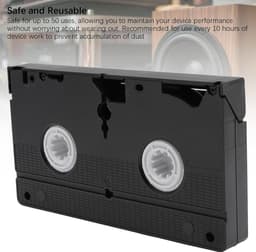 Video Hoofd Reiniger - Tape Reiniger - Apparaat Onderhoud - Droge Reinigingstechniek - 1 Stuk - Zwart — thumbnail 3