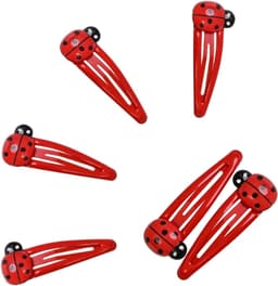 Lieveheersbeestje schattige haarspeld haarclips, cartoon-dierenhaarspeld zijnaald Ladybird haarclips voor lieveheersbeestje kostuum outfit anti-slip tiara's voor dames meisjes — thumbnail 1