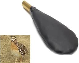 Kwartel Gaten - Zak - Vissen - Gemaakt in Italië - 18 cm - Zwart — thumbnail 1