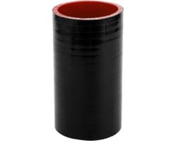 SnelShoppen - Silicone Slang Zwart Rood voor Auto Koeling 60mm ID 127mm Lengte 0 Graad Universeel - Hoogtemperatuur Bestendig