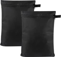 Set van 2 Waterdichte Waszakken voor Vochtige Kleding, Ideaal voor Badkleding, Sportkleding en Strandhanddoeken, Herbruikbare Organizer met Rits van 39.5×27.5cm — thumbnail 1