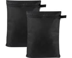 Set van 2 Waterdichte Waszakken voor Vochtige Kleding, Ideaal voor Badkleding, Sportkleding en Strandhanddoeken, Herbruikbare Organizer met Rits van 39.5×27.5cm