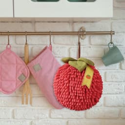 SnelShoppen - 2 Stuks Sneldrogende Wasdoek Ballen - Zachte Chenille Handballen met Ophanglussen voor Badkamer en Keuken — thumbnail 4