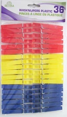 Betra Wasknijpers - Plastic 36 stuks — thumbnail 1