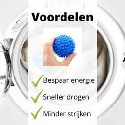 6x Energiebesparende Wasdroger ballen - Wasbol anti-pluis - Drogerballen voor wasmachine - Wasverzachtende Droogballen - Wasbol - Wasdrogerballen - Wasbollen - Droogballen voor droogtrommel - Diverse kleur - Wasballen voor wasmachine - Bwa Commerce — thumbnail 5