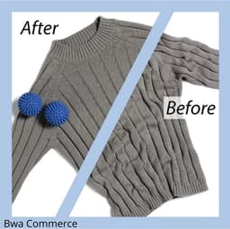 2 Drogerballen-Wasballen voor de wasmachine- Wasdrogerballen- Droogballen- Wasmachine ballen- Bwa Commerce — thumbnail 5