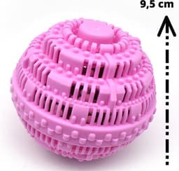 Wasbol set van 2 - roze wasballen - keramische balletjes - roze rozengeur - wasmachine reiniger - wasmachine - zonder gebruik van wasmiddel — thumbnail 4