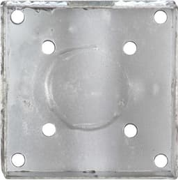 vidaXL - Grondpinnen - 6 - st - 14x14x58 - cm - gegalvaniseerd - staal - zilverkleurig — thumbnail 2