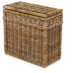 Rieten Wasmand Dubbel - 68x33xH66 cm — thumbnail 3