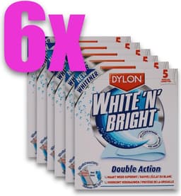 Dylon White 'n' Bright witmaker 5 doekjes - VOORDEELPACK 6 STUKS — thumbnail 1