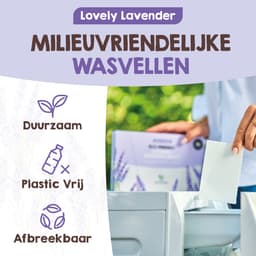 Mr. Green Mind Wasstrips ECO 360 Wasbeurten lavendel Lovely lavender Wasmiddel Milieuvriendelijke Wasstrips Wasmiddel Voordeelverpakking incl. wasverzachter — thumbnail 3