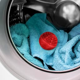 wasbol set van 4 - voor wasmachine - tot 90°C - tot 1000 wasbeurten - rood — thumbnail 3