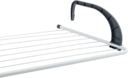MSV Inklapbaar klein wasgoedrekje/droogrek - 7 meter waslijn - Ophangbaar - 36 x 74 cm - radiator/deur — thumbnail 2