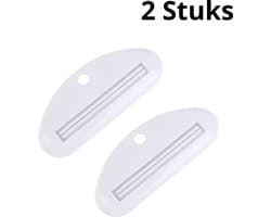 Tandpasta Knijpers Tube Clip Wit 2 stuks | Tube Knijper | Tandpasta | Uitknijper | Tubeknijper | Tandpastaknijper