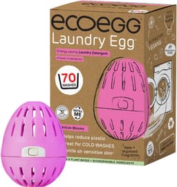EcoEgg Was ei – British Blooms- Wasparels – Navulbaar – Geschikt voor de gevoelige huid – Dermatologisch getest - 70 wasbeurten (Roze) — thumbnail 1