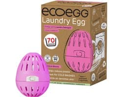 EcoEgg Was ei – British Blooms- Wasparels – Navulbaar – Geschikt voor de gevoelige huid – Dermatologisch getest - 70 wasbeurten (Roze) — afbeelding 1