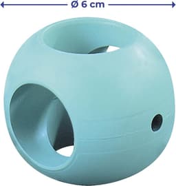 Maximex Magic Ball - lost vuil mechanisch op, rubber, 6 x 6 x 6 cm, groen — thumbnail 2