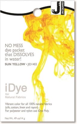 Jacquard textielverf iDye Natural 14 gr zonnegeel voor katoen en zijde. — thumbnail 1