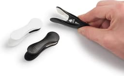 Wasknijper Set Mandje Knijpers Kunststof Soft Clips Huishouden Drogen Wit Zwart 40 Stuks — thumbnail 3